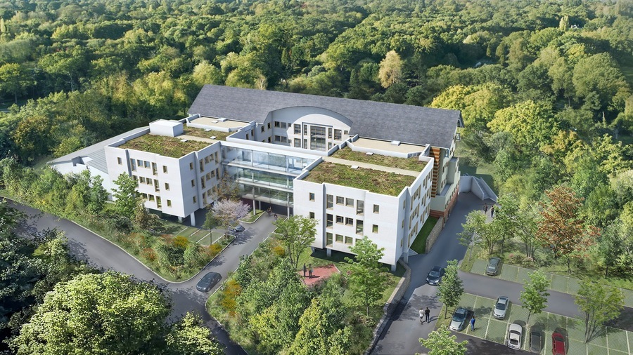 Le chantier de l'Ehpad de Vernon devrait permettre d'améliorer les conditions d'accueil de résidents (Barbarosa-Vivier Architectes) - Droits réservés Le chantier de l'Ehpad de Vernon devrait permettre d'améliorer les conditions d'accueil de résidents (Barbarosa-Vivier Architectes)