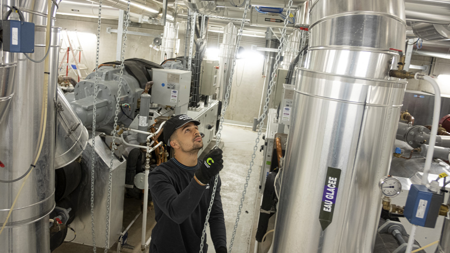 La centrale de géothermie marine Thassalia doit fournir dès 2026 à l'Hôpital européen de Marseille une énergie décarbonée à plus de 80%. (Engie solutions)