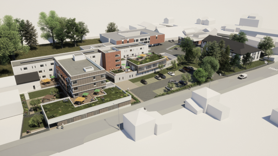 Un investissement de 8,9 millions d'euros permettra à l'Ehpad de Nozay de devenir plus moderne et fonctionnel. (Cabinet d'Architectes essentiel)