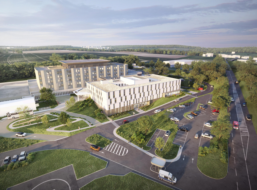 Selon le calendrier avancé, le projet d'extension devrait être livré au deuxième trimestre 2027. (CRR Architecture) - Droits réservés Selon le calendrier avancé, le projet d'extension devrait être livré au deuxième trimestre 2027. (CRR Architecture)