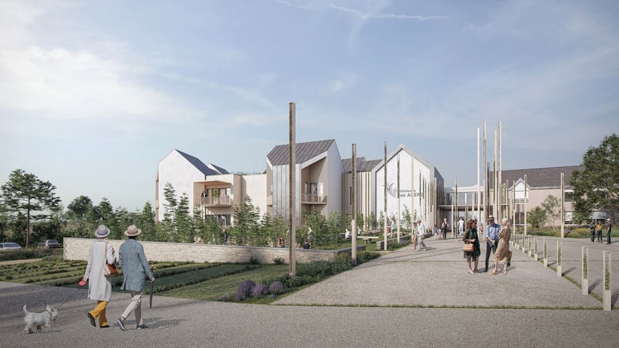 Les travaux de la partie neuve commencent en 2026 tandis que ceux dédiés à la restructuration de l'établissement de Lannilis débutent en 2028. La livraison finale est prévue en 2030. (Inui)