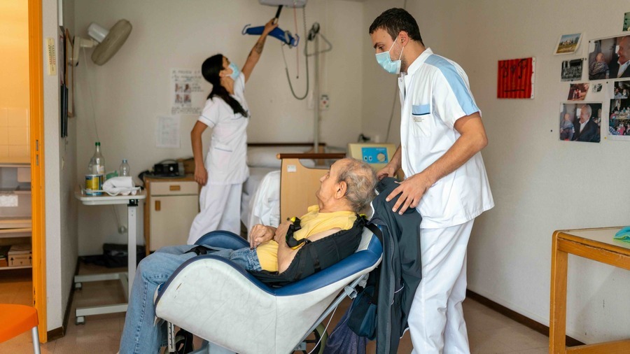 Les organisations syndicales estiment que les salariés de la branche sanitaire, sociale et médico-sociale privée à but non lucratif méritent plus qu'une prime ponctuelle. (Morcillo/BSIP)