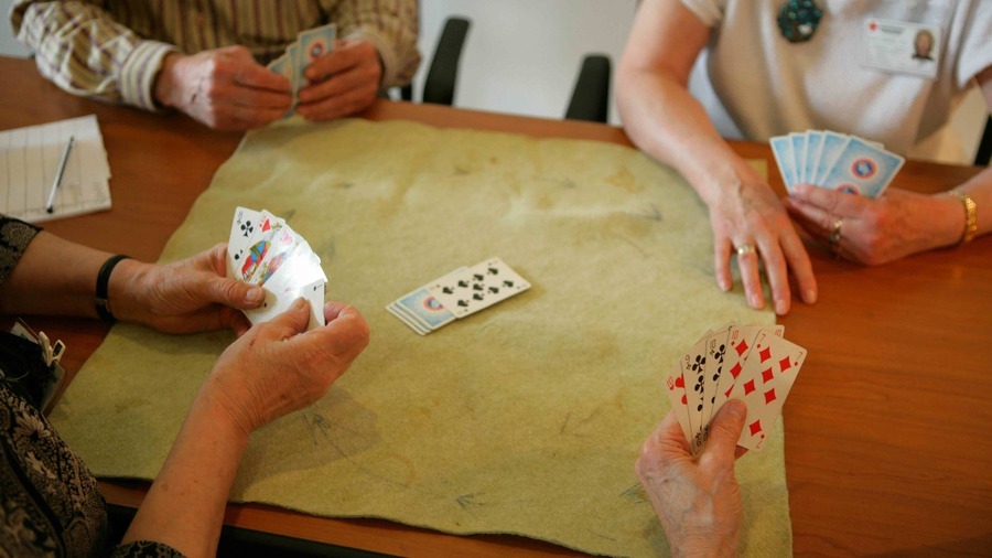 Dans l'idéal, la coopération de tous les protagonistes des Ehpad doit permettre d'articuler le projet d'animation avec le projet d'établissement et le projet de vie de chaque résident. (Furgolle/Image Point FR/BSIP)