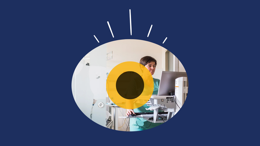 La formation des professionnels est un levier favorisant la bonne intégration des outils numériques à l'hôpital. (Burger/Phanie)
