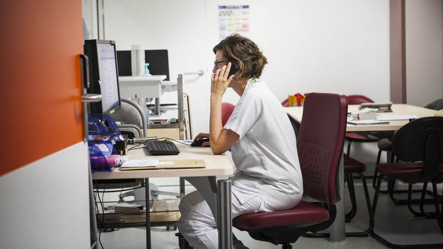 La série Plan blanc s'inspire d'une cyberattaque dans un hôpital pour former les soignants et renforcer la culture de cybersécurité dans les hôpitaux. (Amélie Benoist/Image Point FR/BSIP)