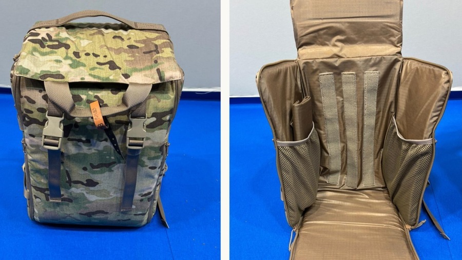 Résolument compact, le "heatbag" du SSA se présente sous la forme d'un insert de sac d'une capacité de 30 litres. Il pèse à vide 1,2 kilogramme. (DCSSA)